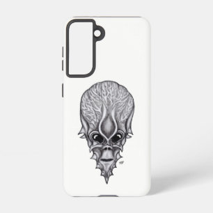 Alien Face , African Skull Facial Reconstruction Samsung Galaxy Case