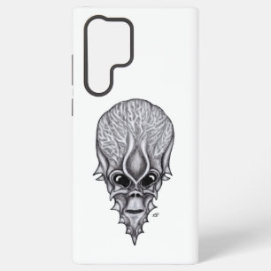 Alien Face , African Skull Facial Reconstruction Samsung Galaxy Case