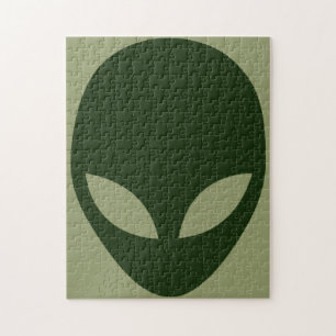Alien Face Jigsaw Puzzle