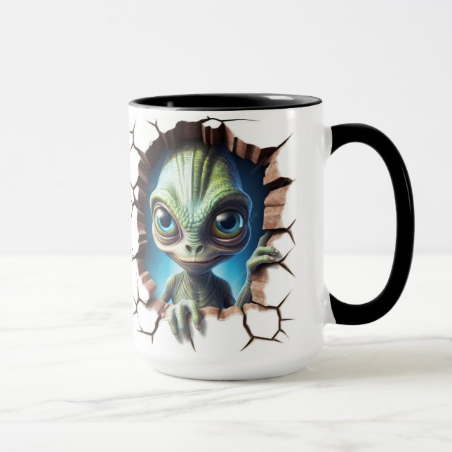 Alien face mug (Right)