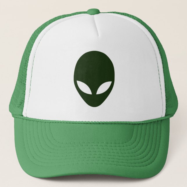 Alien Face Trucker Hat (Front)
