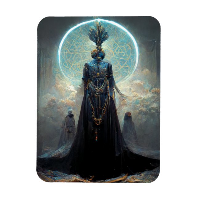 Alien Fae 3 Fantasy Sci-Fi Magnet (Vertical)