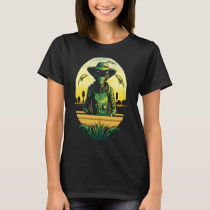Alien Farmer UFO Extraterrestrial Farming  1 T-Shirt