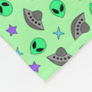 Alien Fleece Blanket