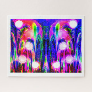 Alien flower seeds art jigsaw puzzle