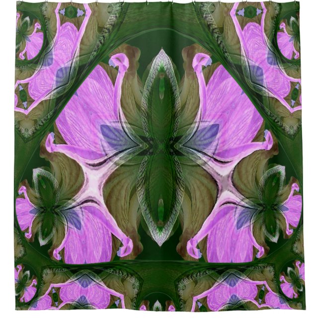 Alien Flowers....... Shower Curtain (Front)