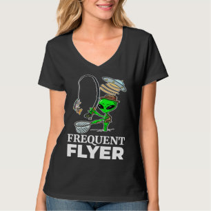 Alien fly fishing fish trout from the river T-Shirt