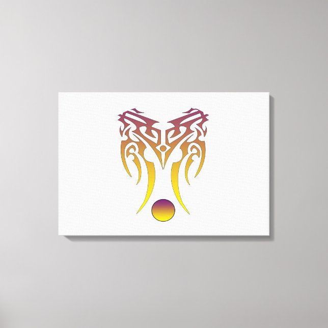 Alien Football Canvas Print (Front)