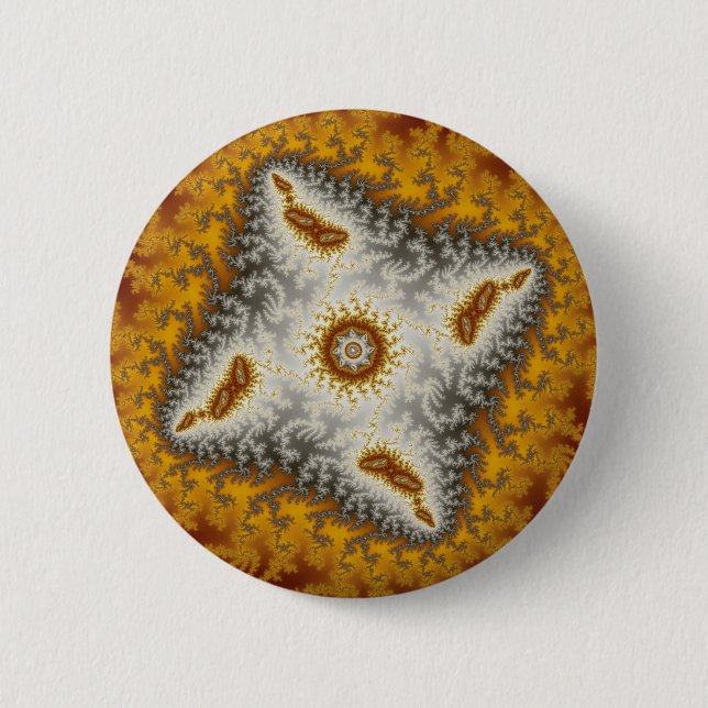 Alien - Fractal Button (Front)