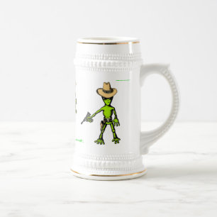 Alien funny beer mug