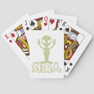 Alien Gaijin ~ Kanji Nihongo / Japanese Language Playing Cards