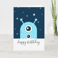 Alien Galaxy Astronaut Outer Space Birthday Boy