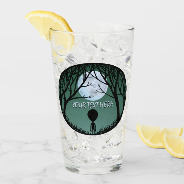 Alien Glasses Personalised Cute Alien Glasses (Front Ice)