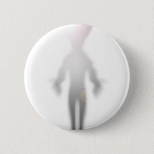 Alien Glow 6 Cm Round Badge