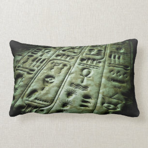 Alien Glyphs 04 Lumbar Cushion