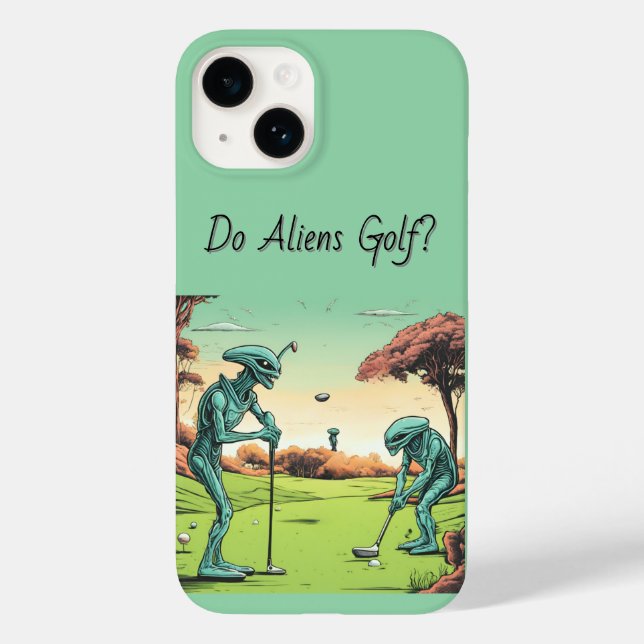Alien Golfers Phone Case (Back)