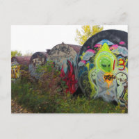 Alien Graffiti 2 Postcard