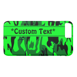 Alien Green Camo w/ Custom Text Case-Mate iPhone Case