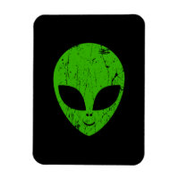 alien green head ufo science fiction extraterrestr