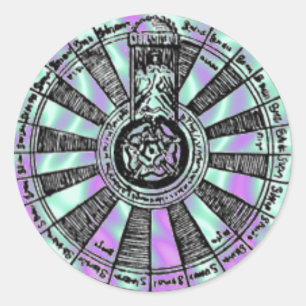 Alien Green, King Arthur-Knights-Table Sticker