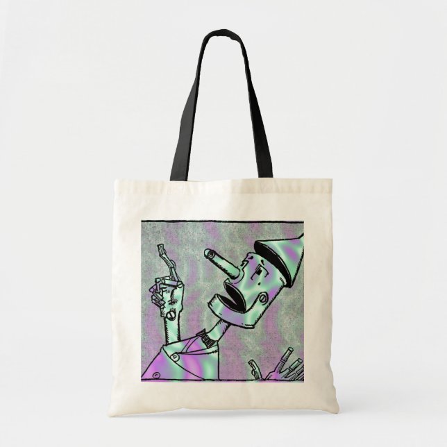 Alien Green, Tin Man Bag (Front)