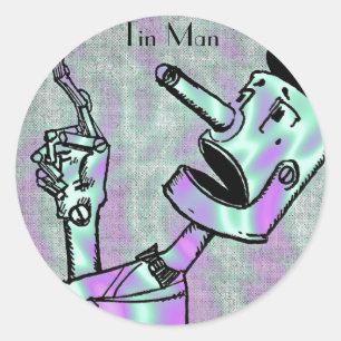 Alien Green, Tin Man Sticker