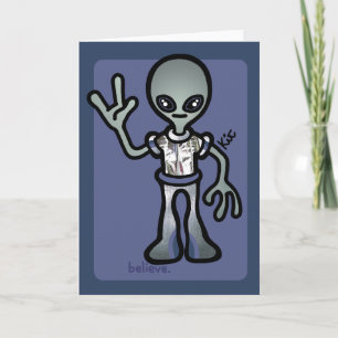 alien greetings. card