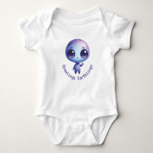 Alien – Greetings Earthlings  Baby Bodysuit
