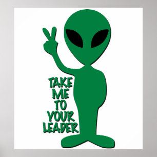 Alien Greetings - Take Me To Your Leader Poster