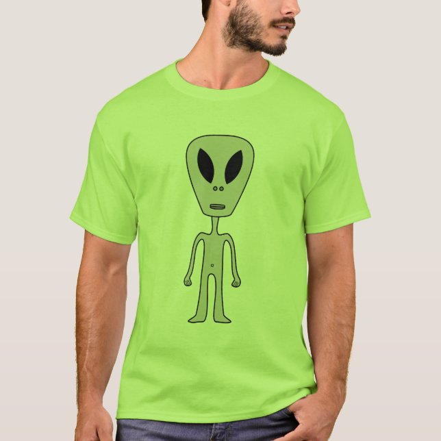 Alien Grey T-Shirt (Front)