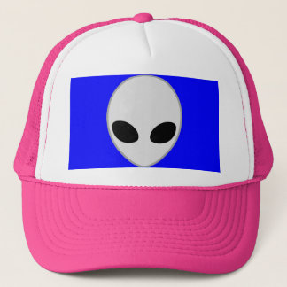 alien grey trucker hat