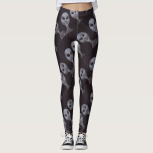 Alien Greys Leggings