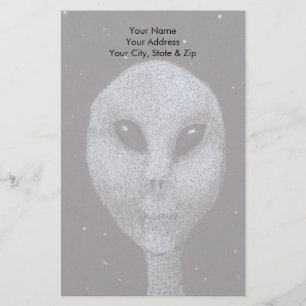 Alien Greys Stationery