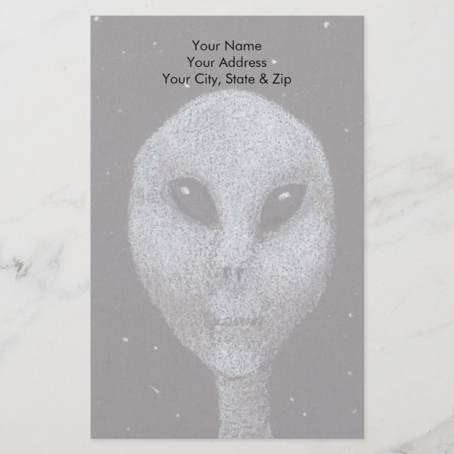 Alien Greys Stationery (Front)