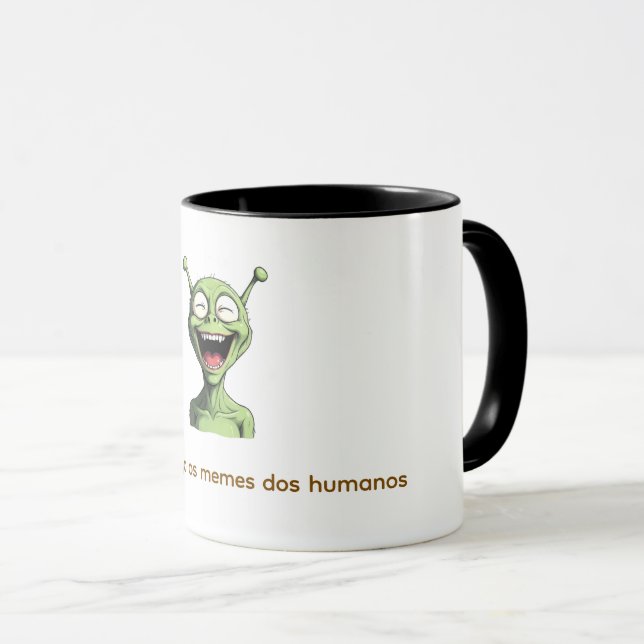 "Alien having fun" Mug! Mug (Front Right)