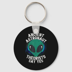 Alien Head Ancient Astronaut Theorists Say Yes Ali Key Ring