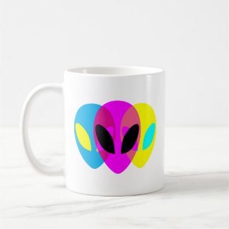 Alien head extraterrestrial tryptic coffee mug