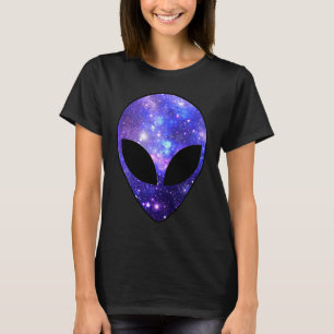 Alien Head Galaxy Alien Costume Believe UFO T-Shirt