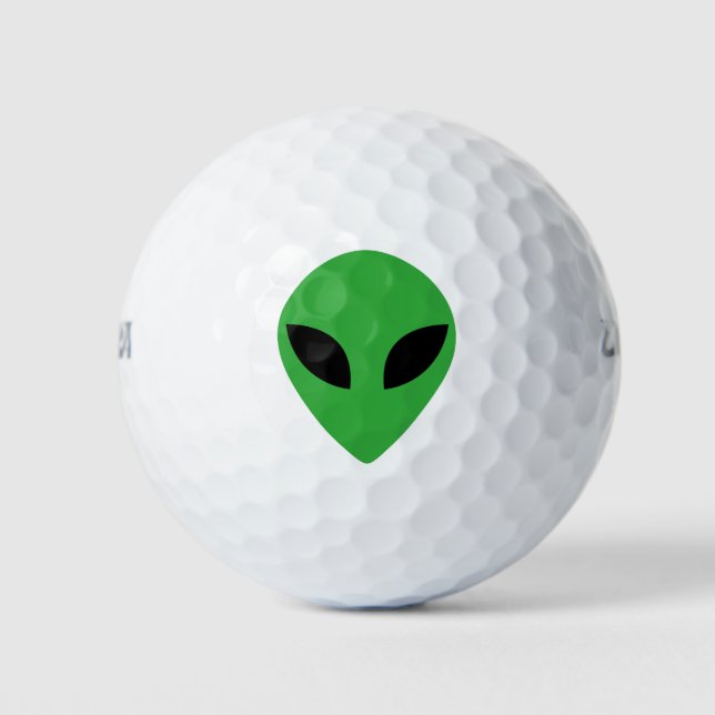 Alien Head Golf Balls (Front)