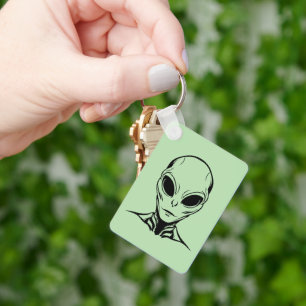 Alien Head Key Ring