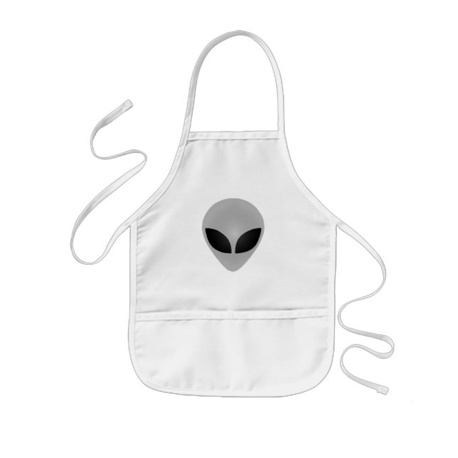 Alien Head Kids Apron (Front)