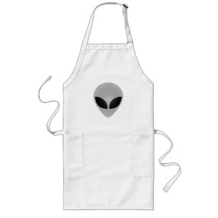 Alien Head Long Apron