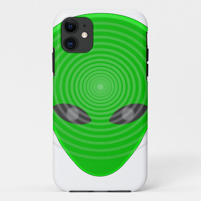 Alien Head Mind Control Case-Mate iPhone Case (Back)