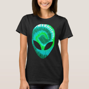 Alien Head Rave Extraterrestrial Martian - Techno  T-Shirt