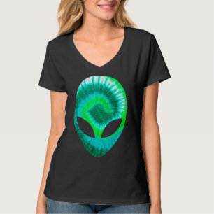 Alien Head Rave Extraterrestrial Martian - Techno T-Shirt