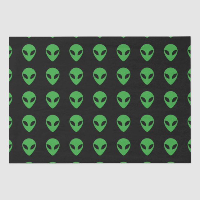 Alien Head Tissue Paper (Front)