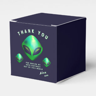 Alien Heads 40th Birthday Party Favour Box