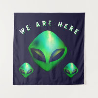 Alien Heads "We Are Here" Birthday Party