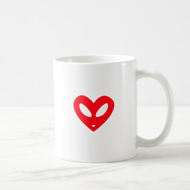 Alien Heart Coffee Mug (Right)