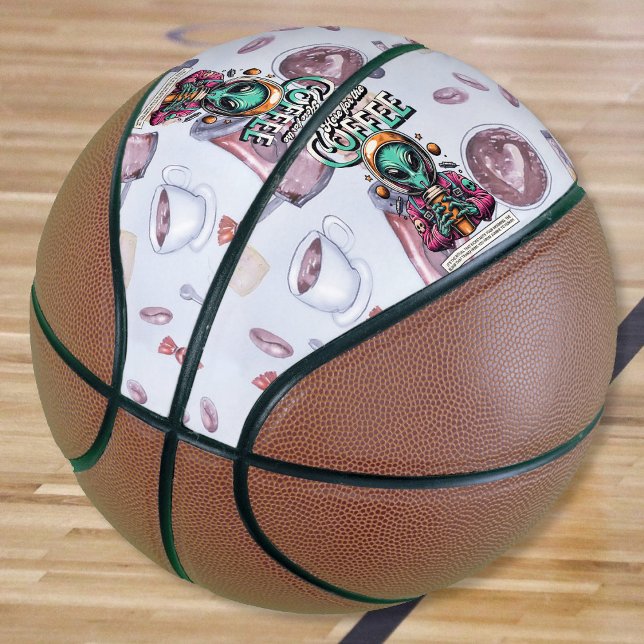 Alien Here for the Coffee Basketball (Creator Uploaded)